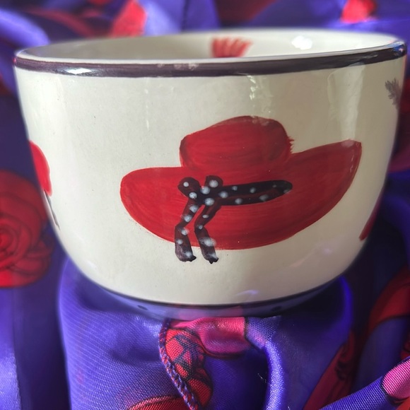 Red Hat Society Scarf & Coffee / Tea Mug - Picture 2 of 7